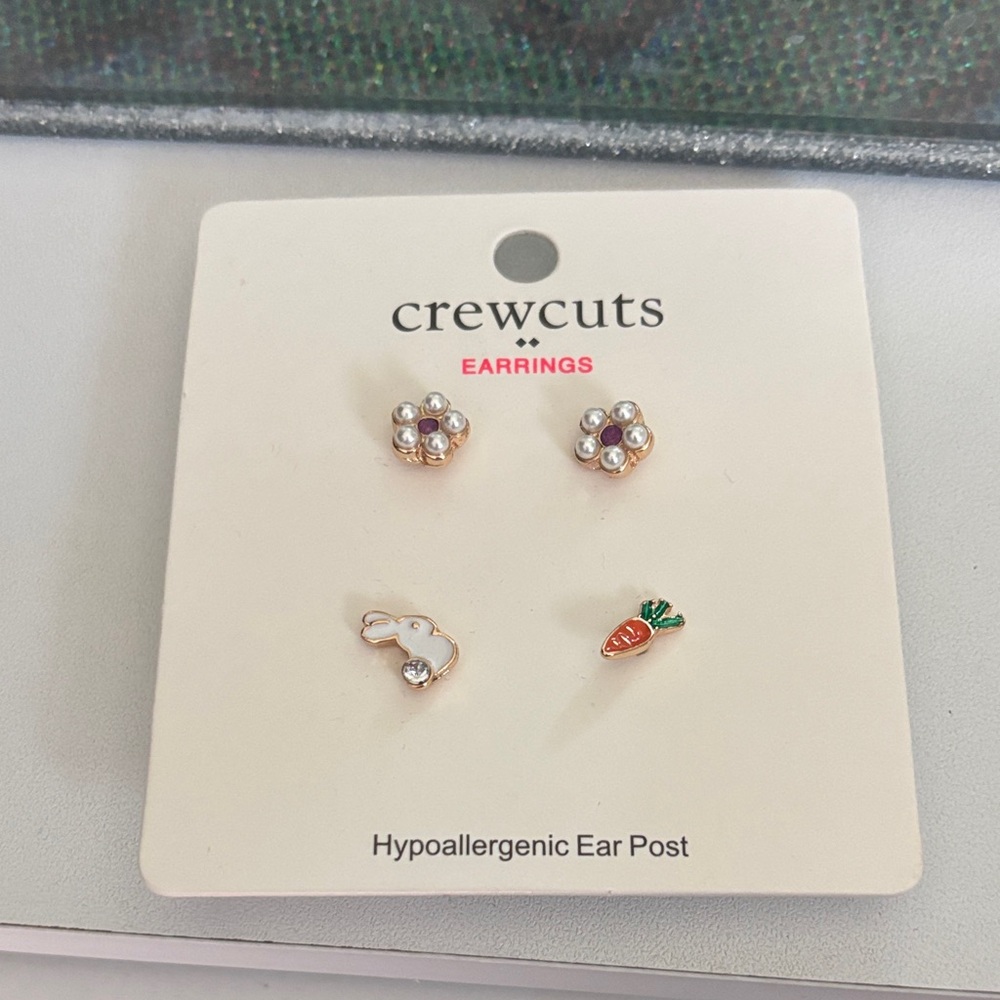 NWT Crewcuts Earrings Girls